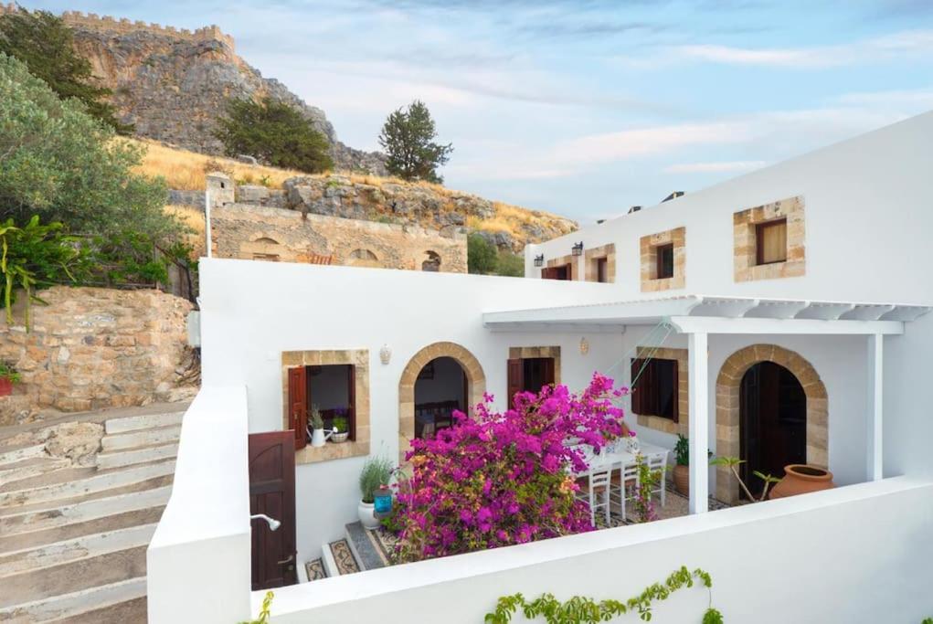 הוילה Acropolis Lindos House מראה חיצוני תמונה
